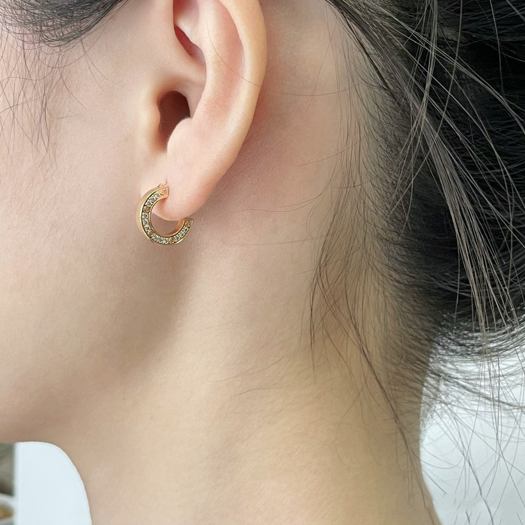 [Eterna Jewels]LOVE DIAMOND EARRINGS