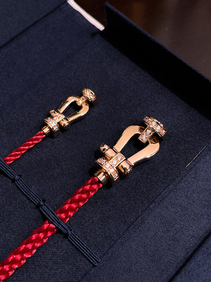 [Eterna Jewels]FORCE 10 HALBER DIAMANT ROTGOLD ROTES SEIL GROSSES UND MITTLERES MODELL