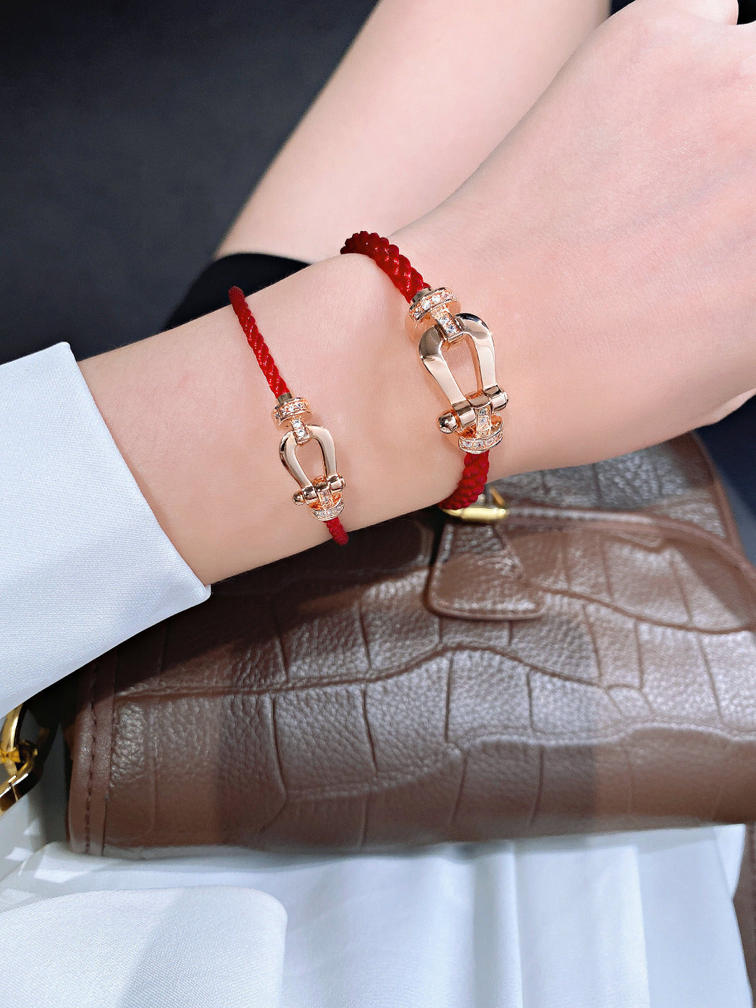 [Eterna Jewels]FORCE 10 HALBER DIAMANT ROTGOLD ROTES SEIL GROSSES UND MITTLERES MODELL