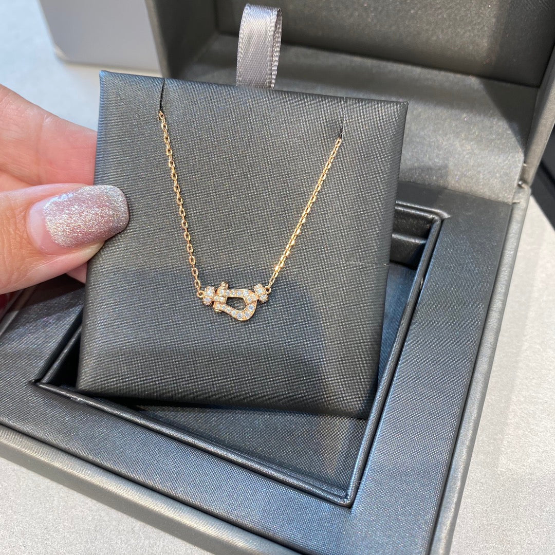 [Eterna Jewels]FORCE 10 DIAMOND ROSÉGOLD-HALSKETTE MINI-MODELL