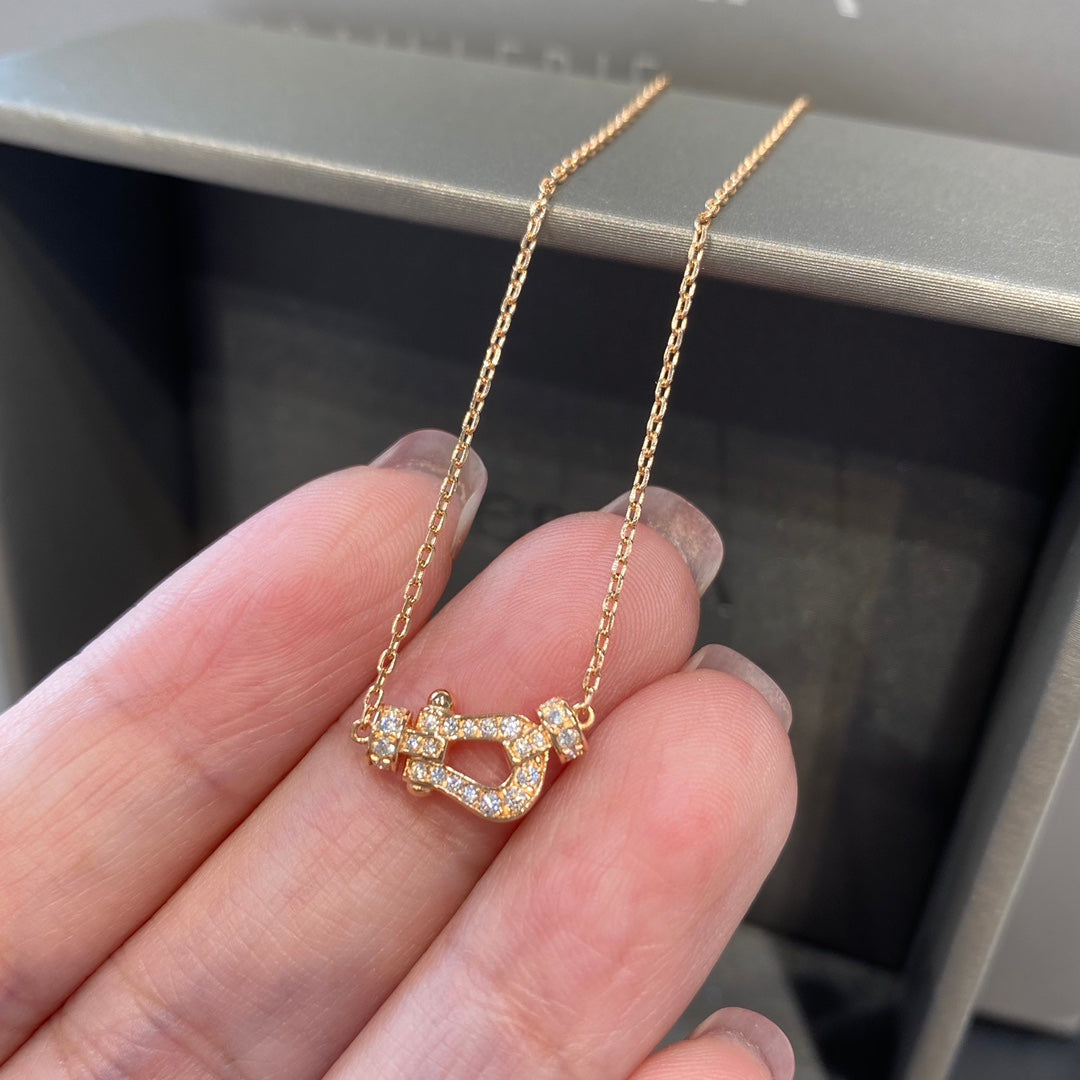 [Eterna Jewels]FORCE 10 DIAMOND ROSÉGOLD-HALSKETTE MINI-MODELL
