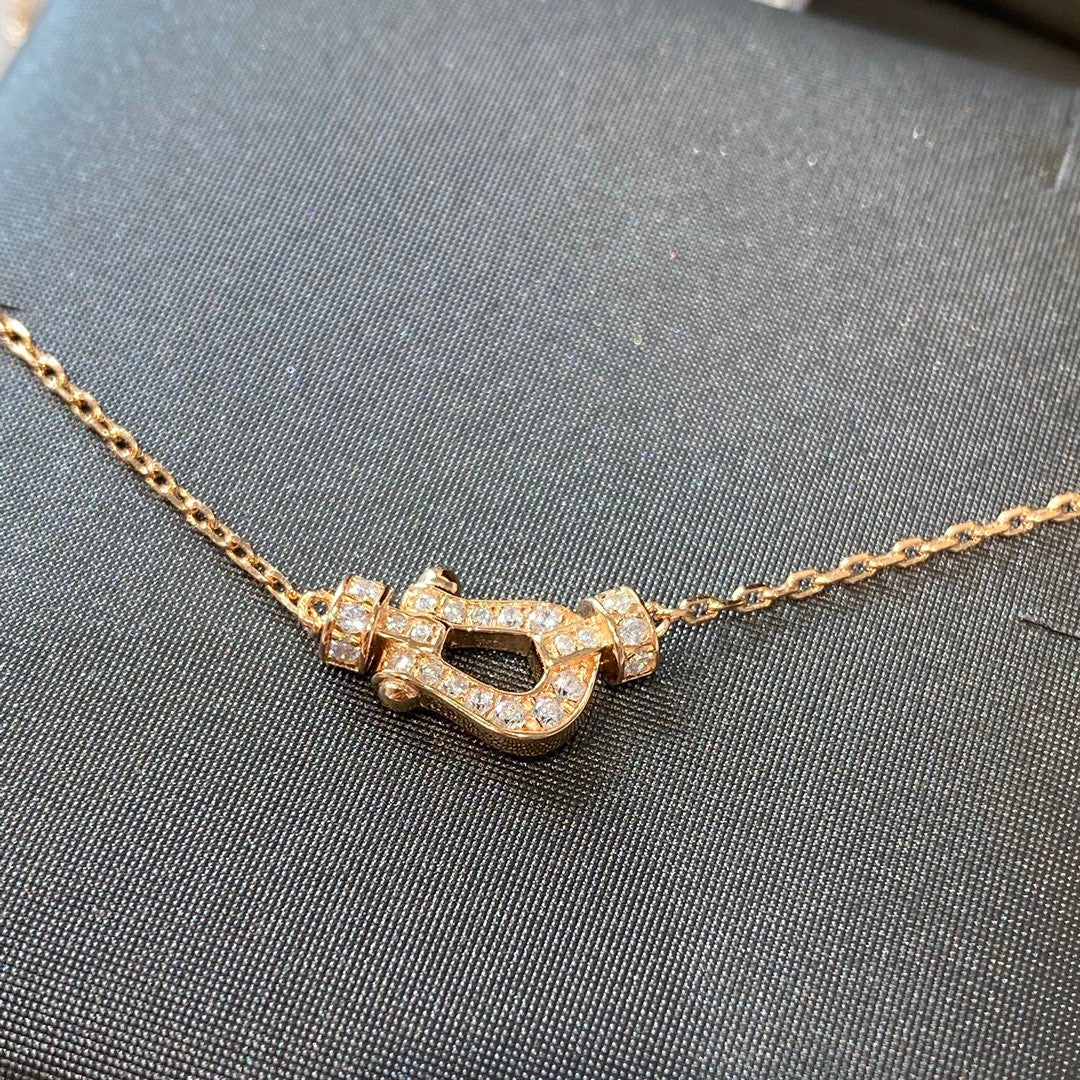 [Eterna Jewels]FORCE 10 DIAMOND ROSÉGOLD-HALSKETTE MINI-MODELL