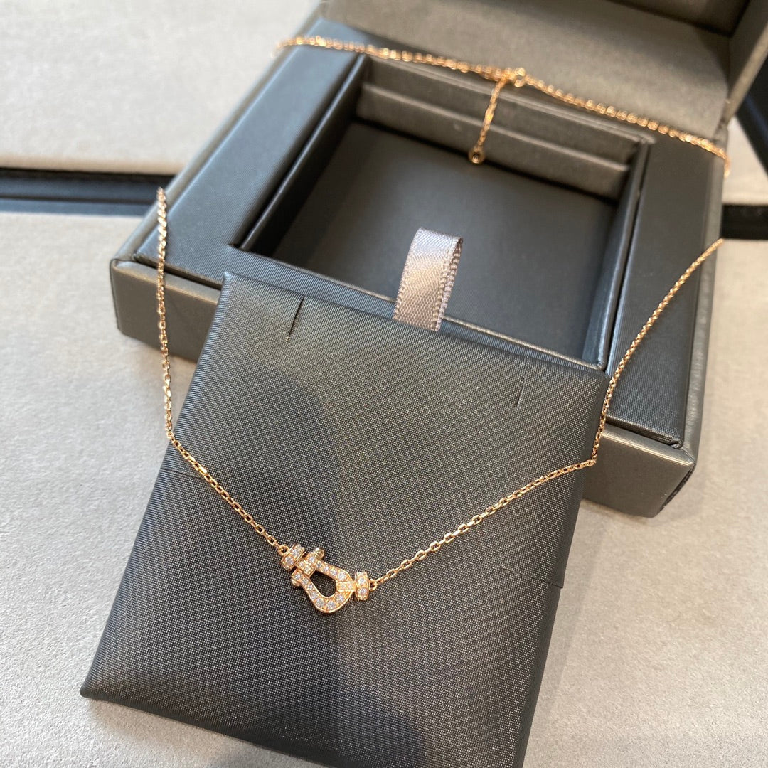 [Eterna Jewels]FORCE 10 DIAMOND ROSÉGOLD-HALSKETTE MINI-MODELL