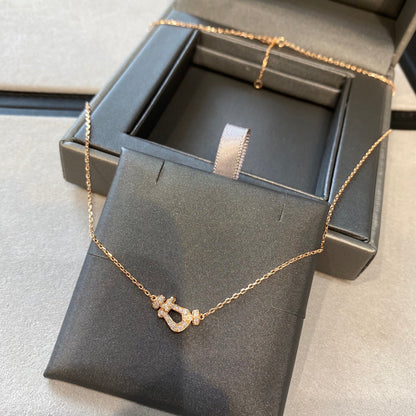 [Eterna Jewels]FORCE 10 DIAMOND ROSÉGOLD-HALSKETTE MINI-MODELL