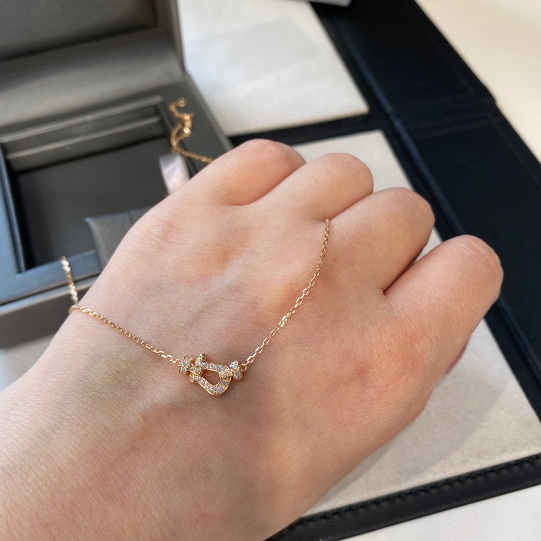 [Eterna Jewels]FORCE 10 DIAMOND ROSÉGOLD-HALSKETTE MINI-MODELL