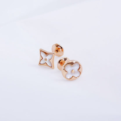 [Eterna Jewels]STERN UND SONNE ROSÉGOLD MOP-OHRSTECKER