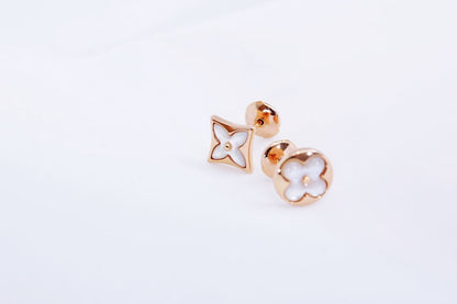 [Eterna Jewels]STERN UND SONNE ROSÉGOLD MOP-OHRSTECKER