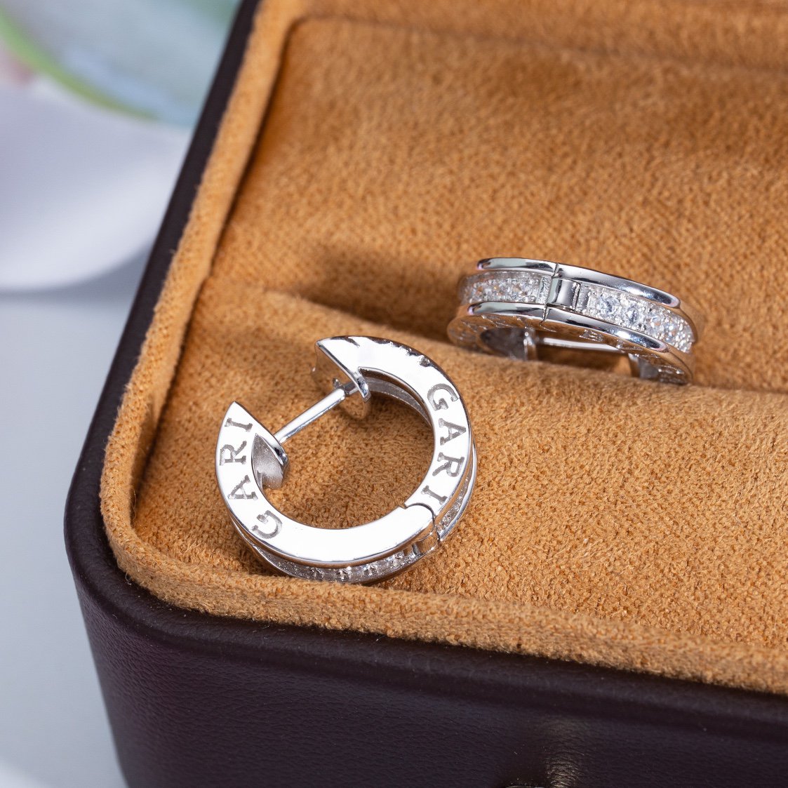 [Eterna Jewels] ZERO 1 MINI SILBER DIAMANT OHRRINGE