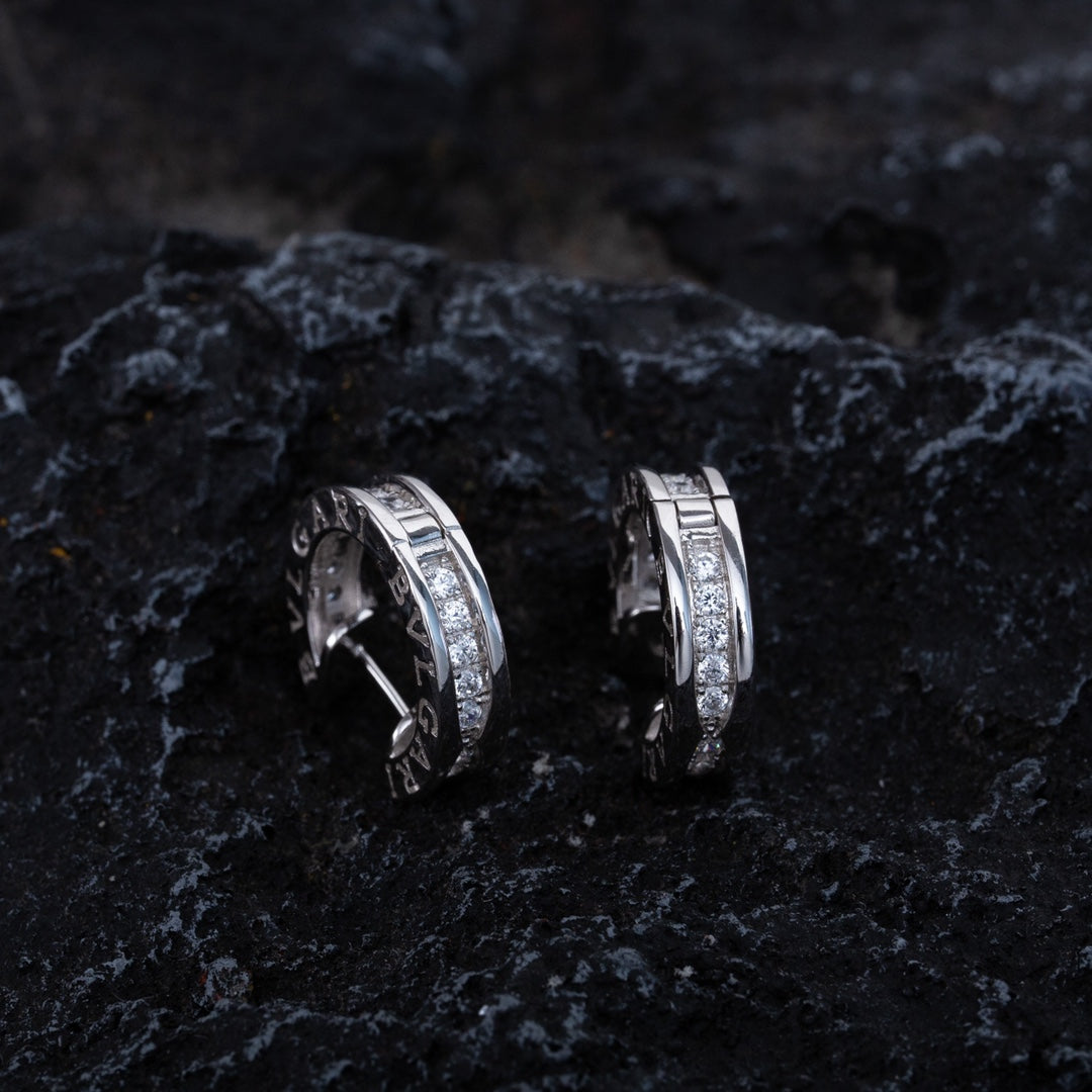 [Eterna Jewels] ZERO 1 MINI SILBER DIAMANT OHRRINGE