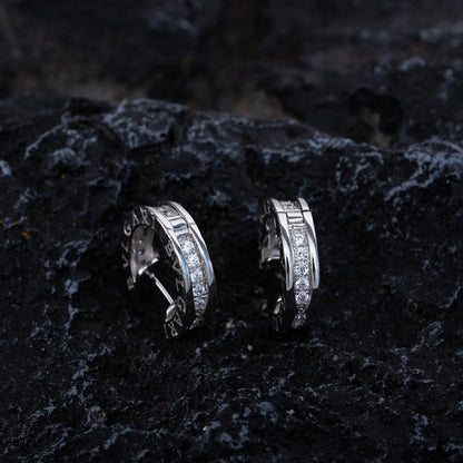 [Eterna Jewels] ZERO 1 MINI SILBER DIAMANT OHRRINGE