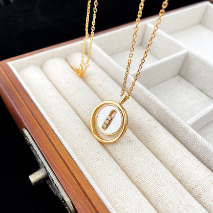 [Eterna Jewels]LUCKY MOVE MOP ROSÉGOLD HALSKEΤΤΕ