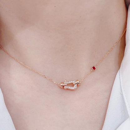 [Eterna Jewels]FORCE 10 DIAMANT ROSÉGOLD-HALSKETTE