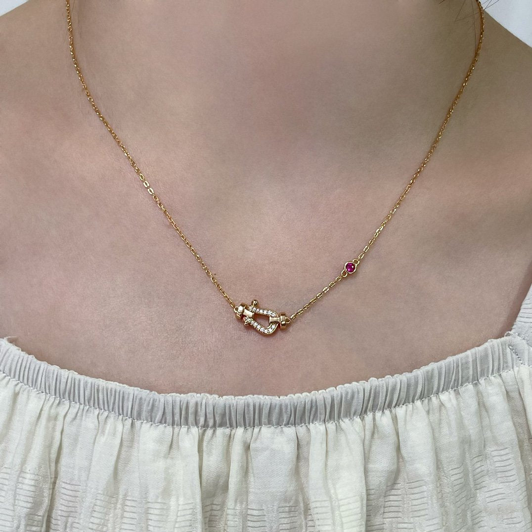 [Eterna Jewels]FORCE 10 DIAMANT ROSÉGOLD-HALSKETTE