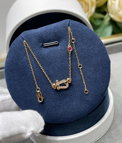 [Eterna Jewels]FORCE 10 DIAMANT ROSÉGOLD-HALSKETTE