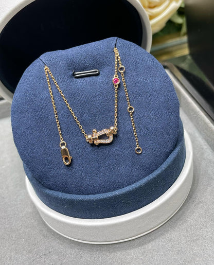 [Eterna Jewels]FORCE 10 DIAMANT ROSÉGOLD-HALSKETTE