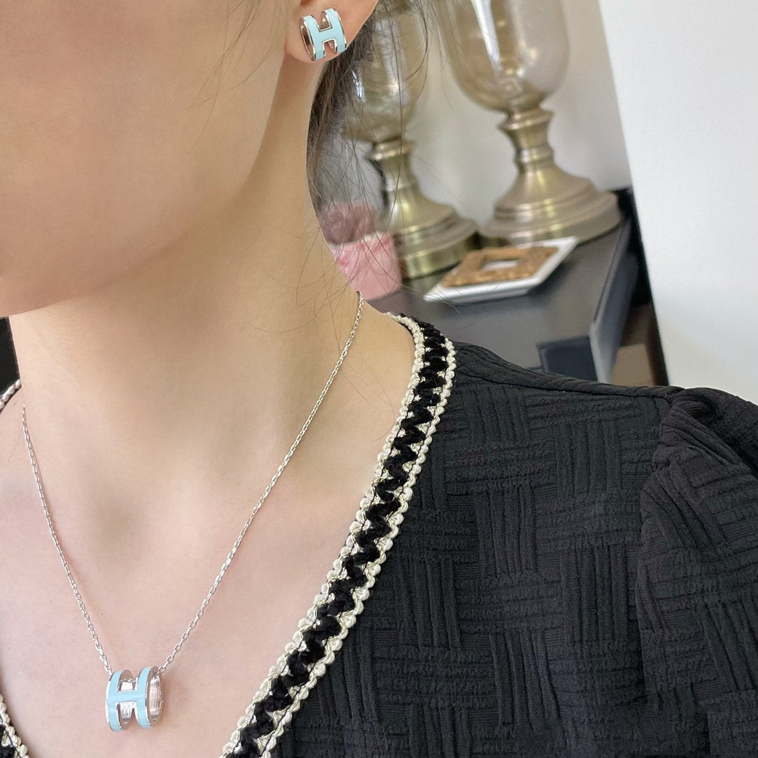 [Eterna Jewels]HALSKETTE POP H HELLBLAU