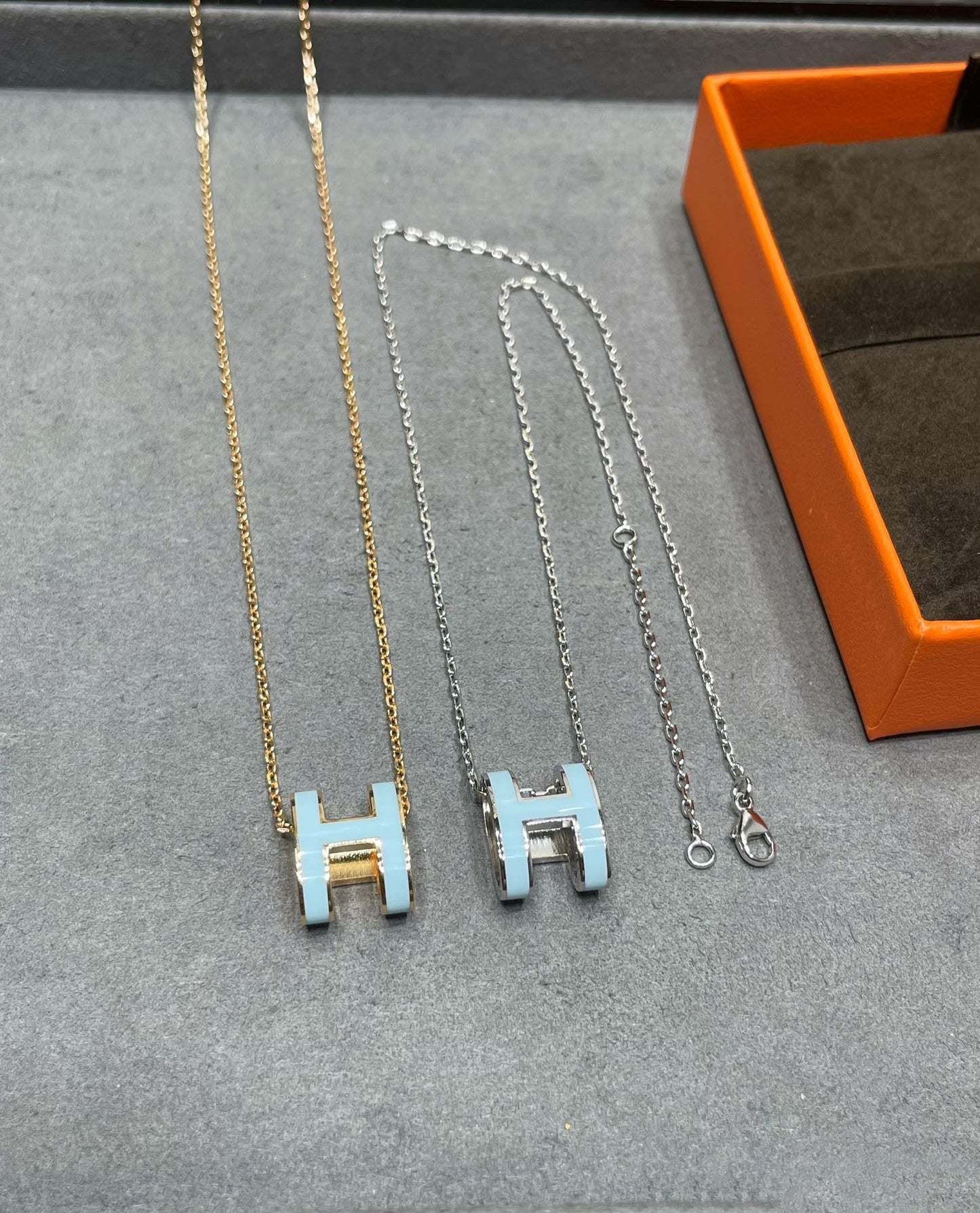 [Eterna Jewels]HALSKETTE POP H HELLBLAU