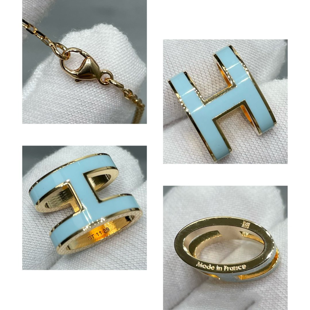 [Eterna Jewels]POP H スカイブルーネックレス