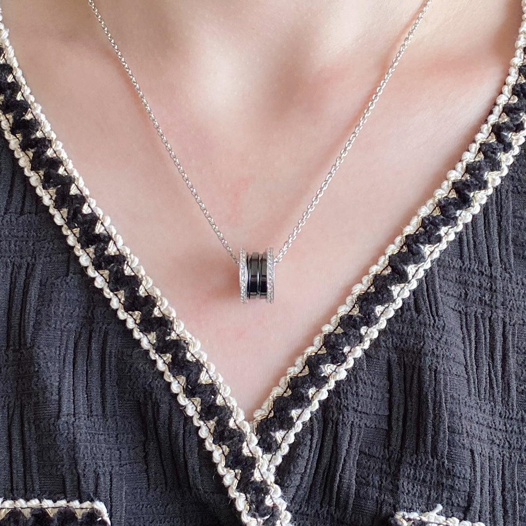 [Eterna Jewels] ZERO 1 DIAMOND CERAMIC NECKLACE