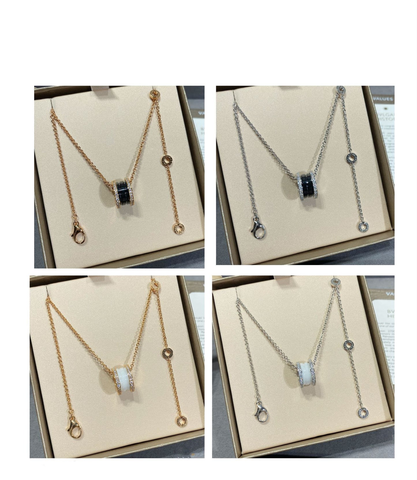 [Eterna Jewels] ZERO 1 DIAMOND CERAMIC NECKLACE