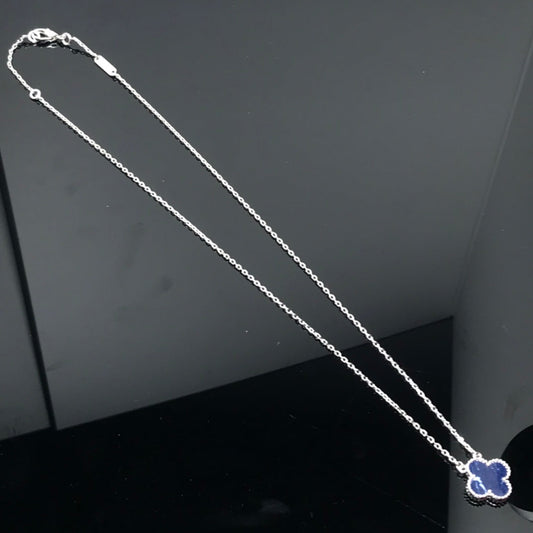 [Eterna Jewels]KLEE PIETERSIT SILBER LANGE HALSKETTE