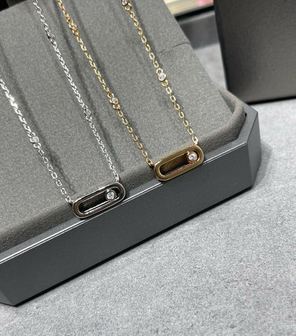 [Eterna Jewels]MOVE UNO DIAMANT-HALSKETTE