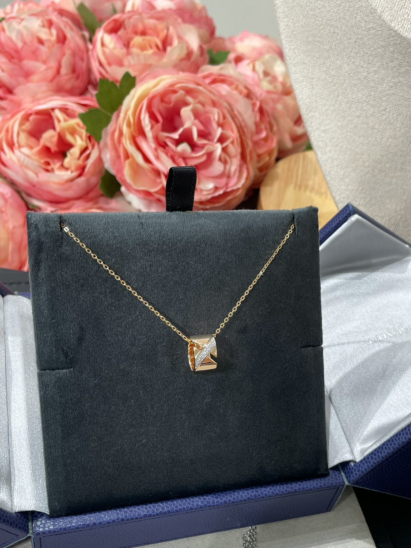 [Eterna Jewels]LIENS EVIDENCE DIAMOND HALSKETTE