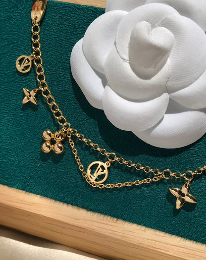 [Eterna Jewels]BLOOMING PINK GOLD MOP ARMBAND