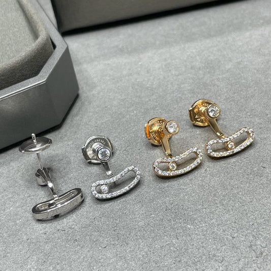 [Eterna Jewels]MOVE UNO OHRRINGE AUS ROSÉGOLD MIT DIAMANTEN