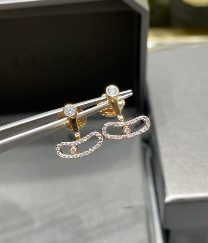 [Eterna Jewels]MOVE UNO OHRRINGE AUS ROSÉGOLD MIT DIAMANTEN