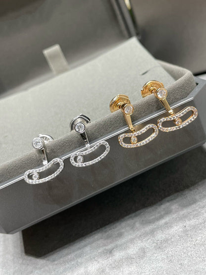 [Eterna Jewels]MOVE UNO OHRRINGE AUS ROSÉGOLD MIT DIAMANTEN
