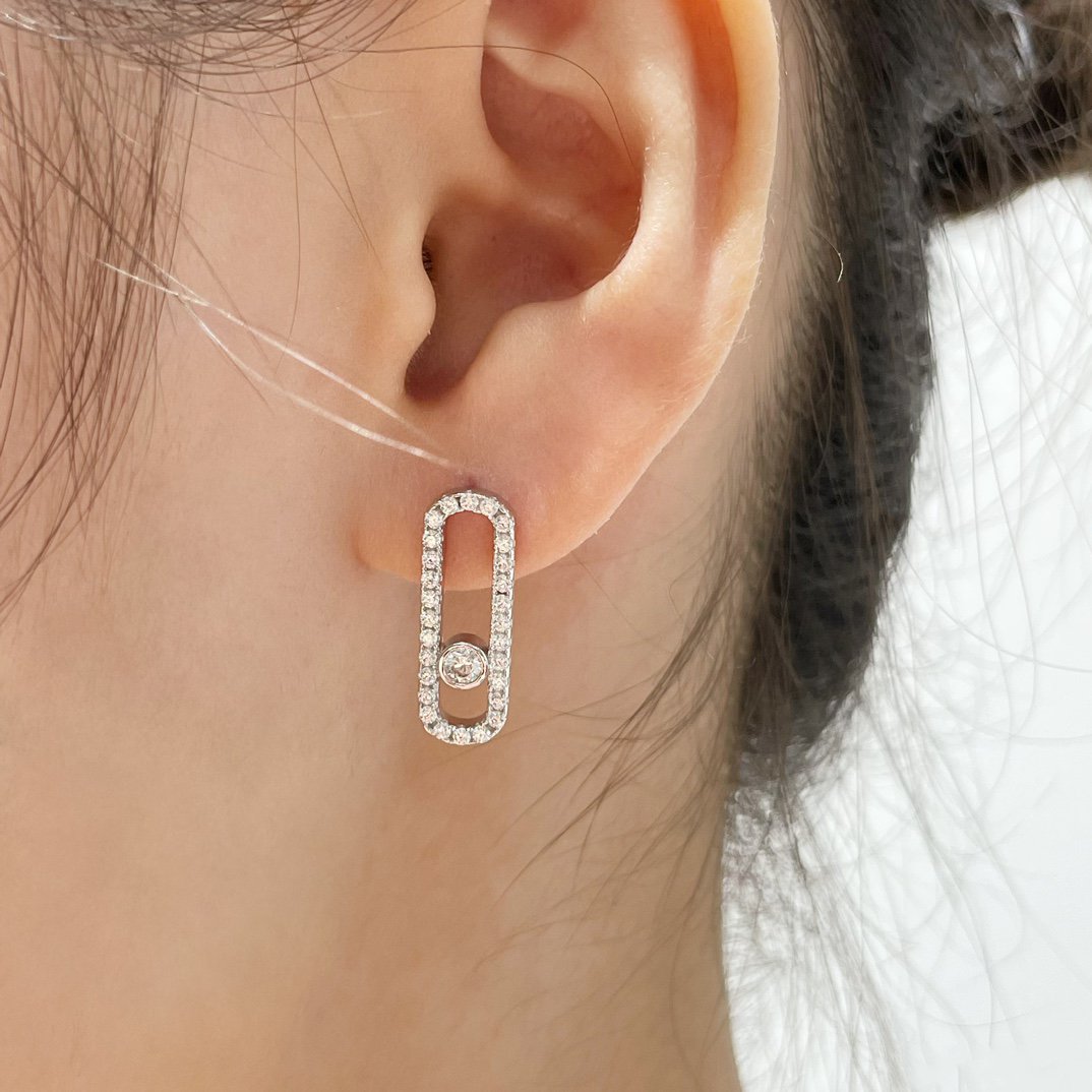 [Eterna Jewels]MOVE UNO OHRSTECKER DIAMANT PAVE