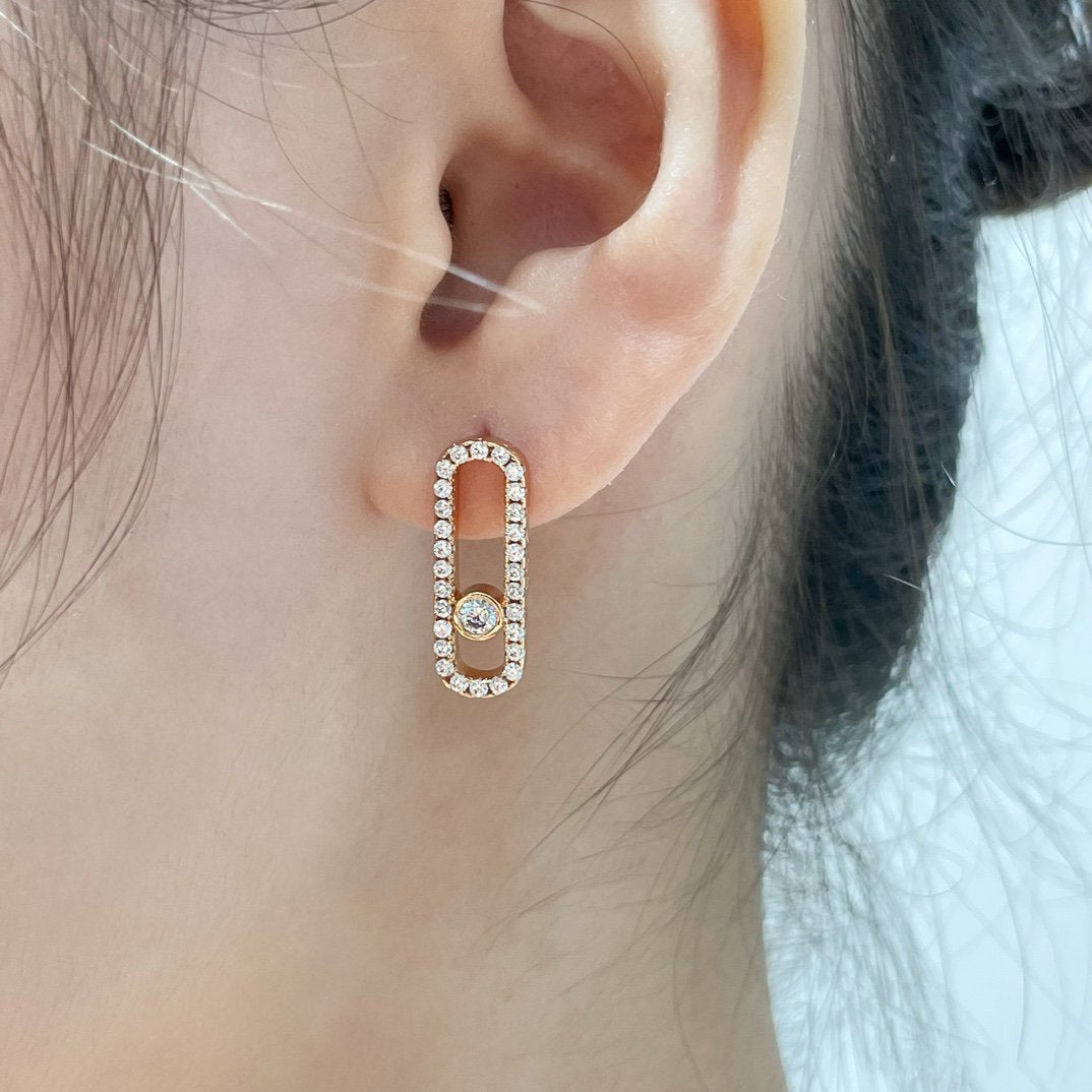 [Eterna Jewels]MOVE UNO OHRSTECKER DIAMANT PAVE