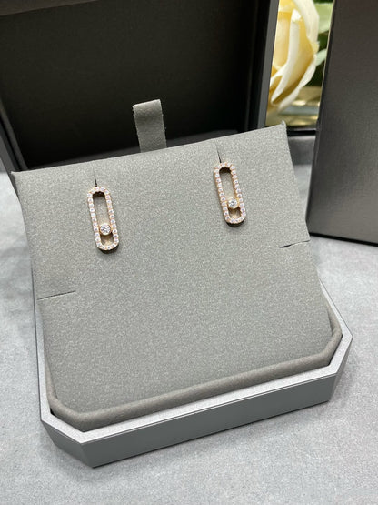 [Eterna Jewels]MOVE UNO OHRSTECKER DIAMANT PAVE