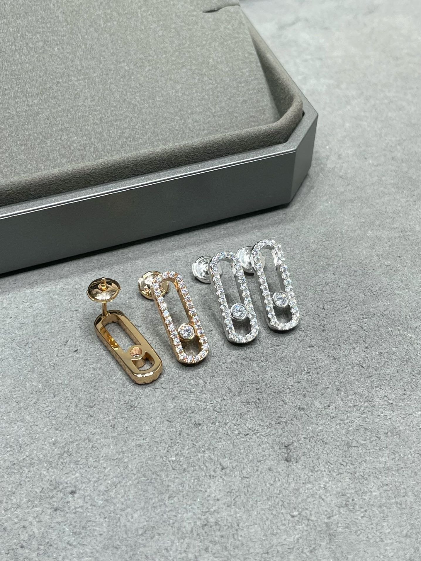 [Eterna Jewels]MOVE UNO OHRSTECKER DIAMANT PAVE