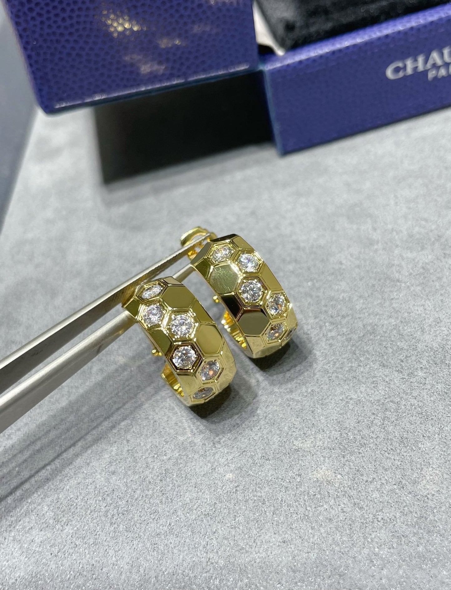 [Eterna Jewels]BEE LOVE DIAMOND CREOLEN