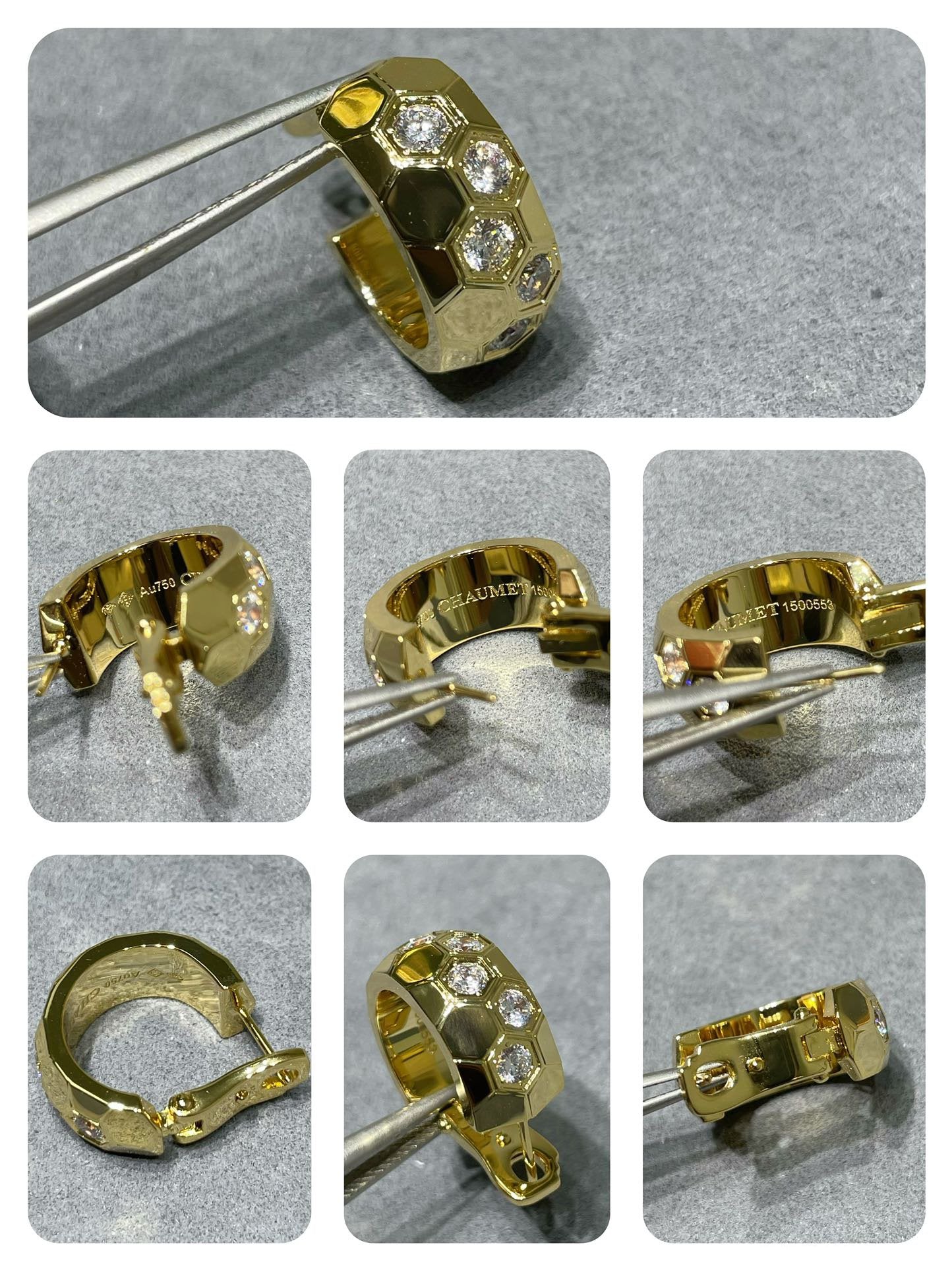 [Eterna Jewels]BEE LOVE DIAMOND CREOLEN