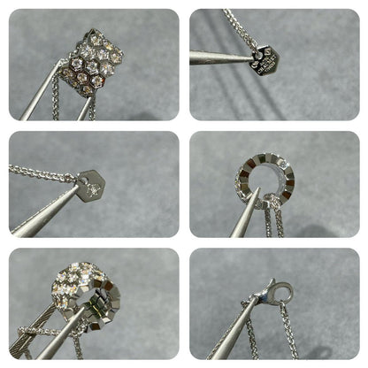 [Eterna Jewels]BEE LOVE DIAMOND PAVED 3 REIHEN HALSKETTE