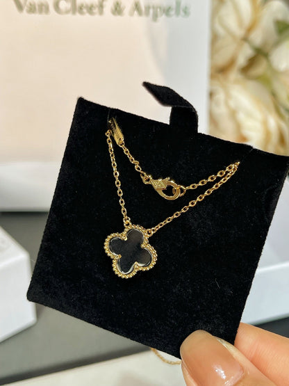[Eterna Jewels]KLEEBRIEBEN-BERGKRISTALL-ROSEGOLD-HALSKETTE
