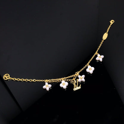 [Eterna Jewels] LOGO 6 MOTIV STERNE UND SONNE GOLDENES ARMBAND