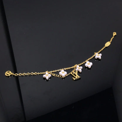[Eterna Jewels] LOGO 6 MOTIV STERNE UND SONNE GOLDENES ARMBAND