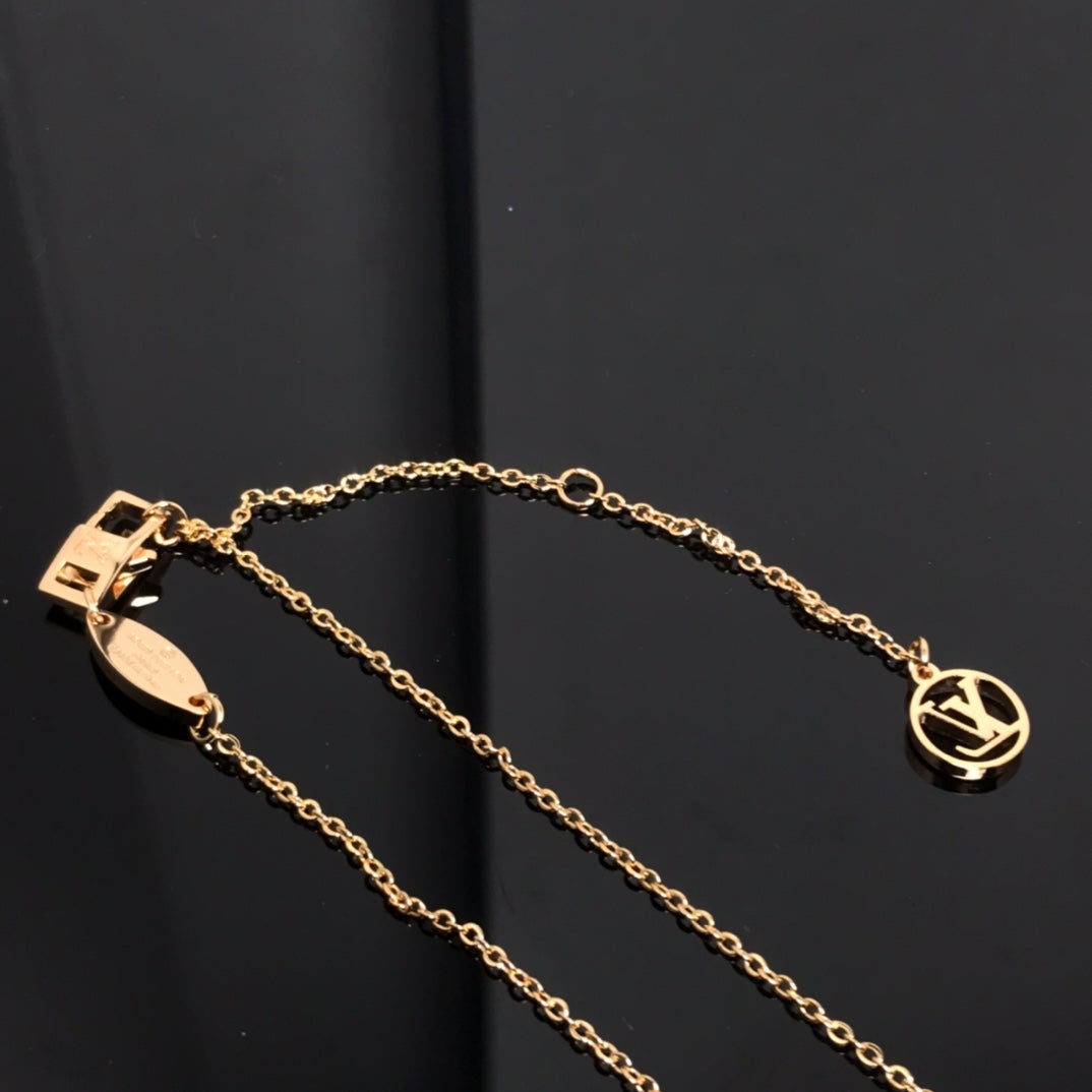 [Eterna Jewels]COLOR BLOSSOM PINK MOP SUN GOLD HALSKETTE
