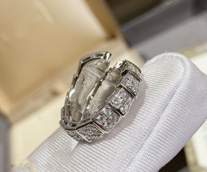 [Eterna Jewels]SERPENTI RING SILBER DIAMANTEN BESETZT