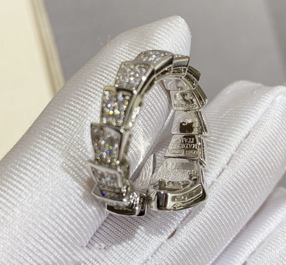 [Eterna Jewels]SERPENTI GROSSER RING SILBER DIAMANT PAVÉ