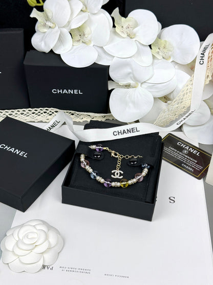 [Eterna Jewels]Buntes transparentes Harzarmband