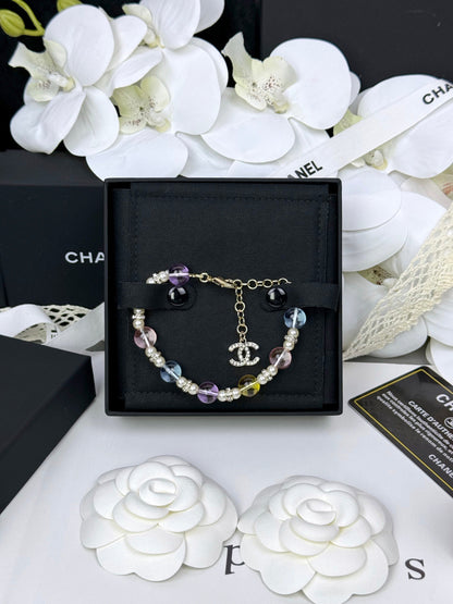[Eterna Jewels]Buntes transparentes Harzarmband