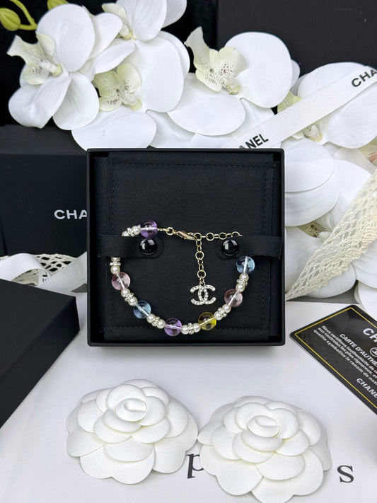 [Eterna Jewels]Buntes transparentes Harzarmband