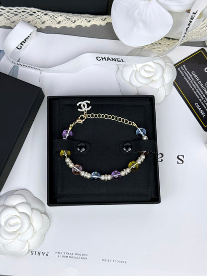 [Eterna Jewels]Buntes transparentes Harzarmband