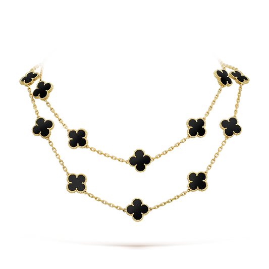 [Eterna Jewels]KLEEBKLEE 20 MOTIVE ONYX-HALSKETTE