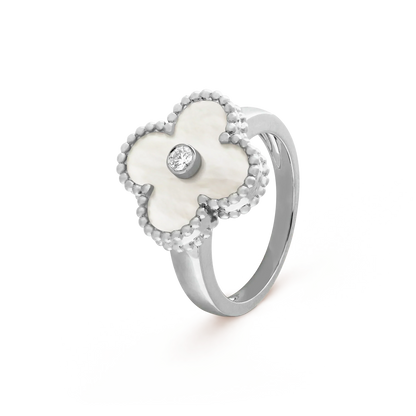 [Eterna Jewels]KLEEB LÜNETTE SILBER MOP DIAMANTENRING